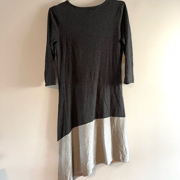 H by Halston Asymmetrical Wool Blend Sweater Dress - Picture 9 of 11